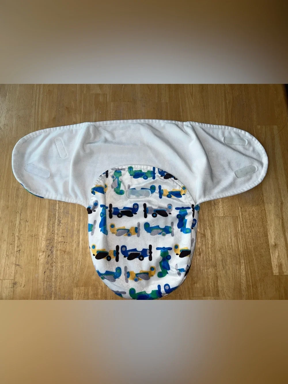 Baby swaddle airplanes  soft thick cozy warm 0/3?